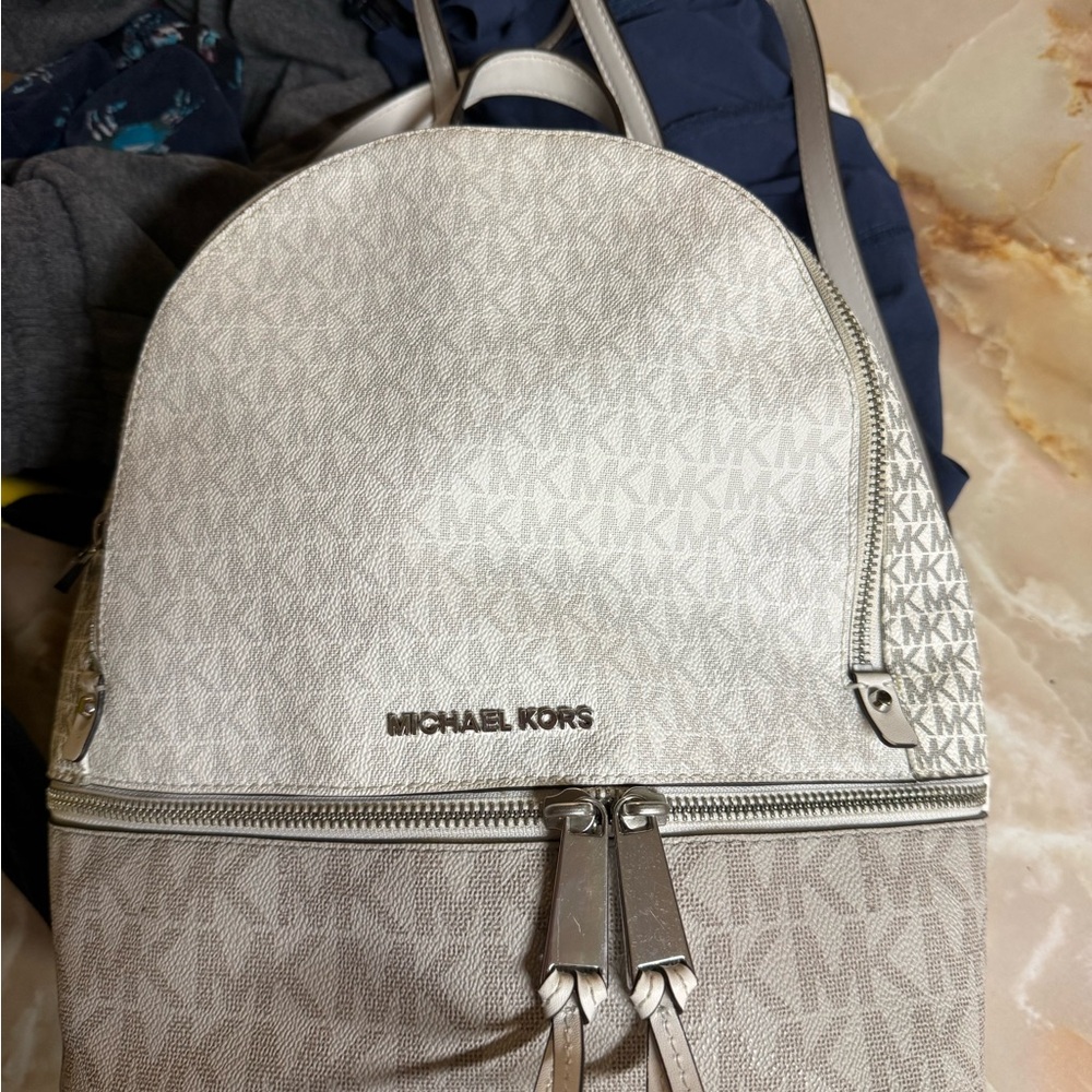 Michael Kors Cream Backpack